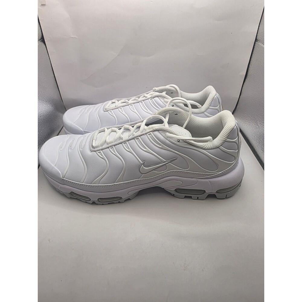 Nike Air Max Plus TN White Men's Low Top Lace-Up Sneakers FZ4150 *New No Box* 12 - Picture 4 of 6
